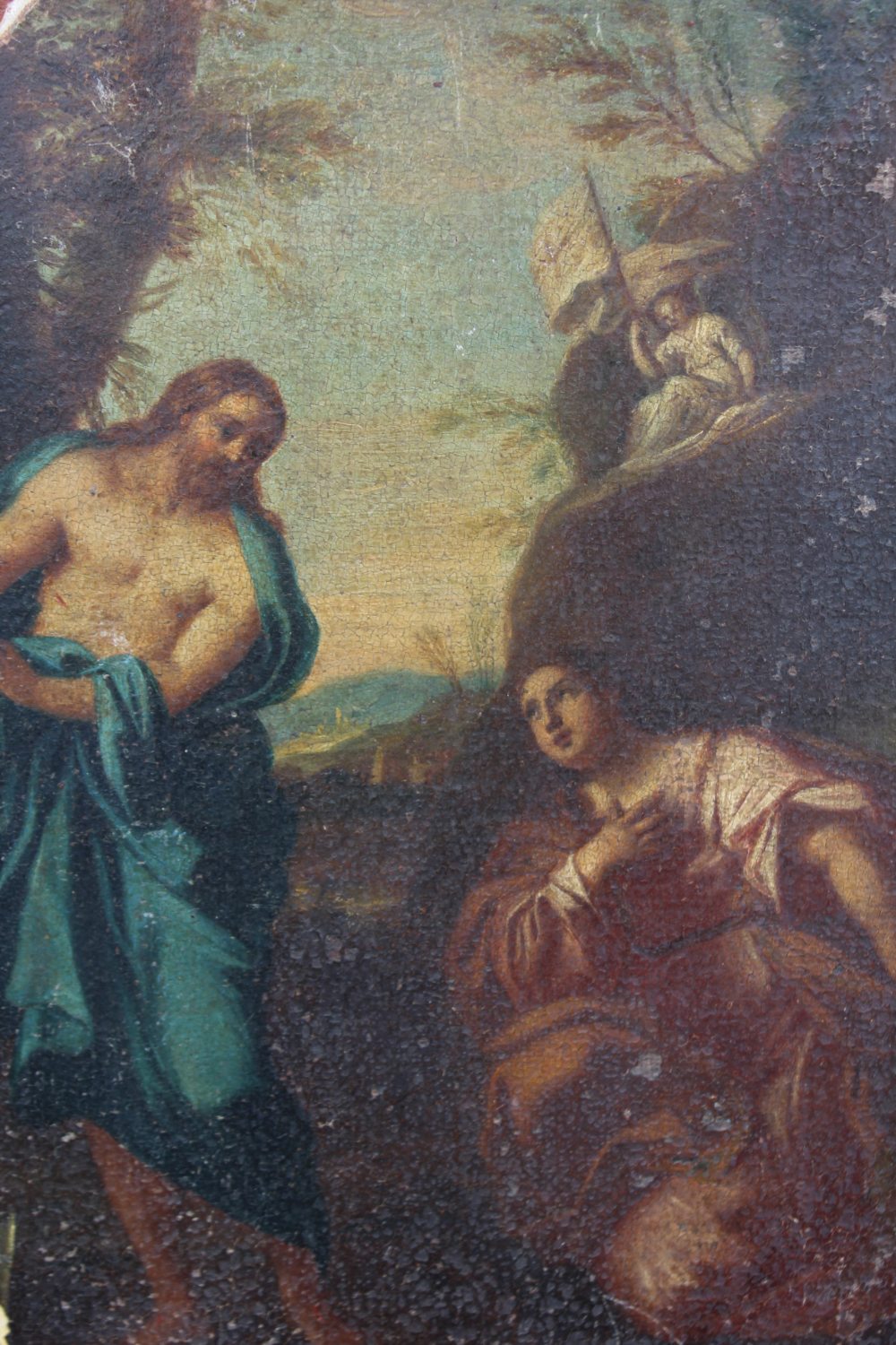 ROMAN SCHOOL (EARLY 18TH CENTURY). 'Noli Me Tangere' and Christ with his disciples on the road to - Image 2 of 6