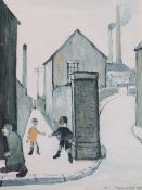 AFTER LAURENCE STEPHEN LOWRY RBA RA (1887-1976). 'Viaduct St Passage', unsigned, limited edition