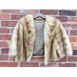 A VINTAGE DAWN MINK FUR BOLERO JACKET, fully lined, one internal pocketCondition Report:approx