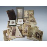 A COLLECTION OF MOSTLY PORTRAITURE CARTE DE VISITE, to include examples from Sydney, Greeley