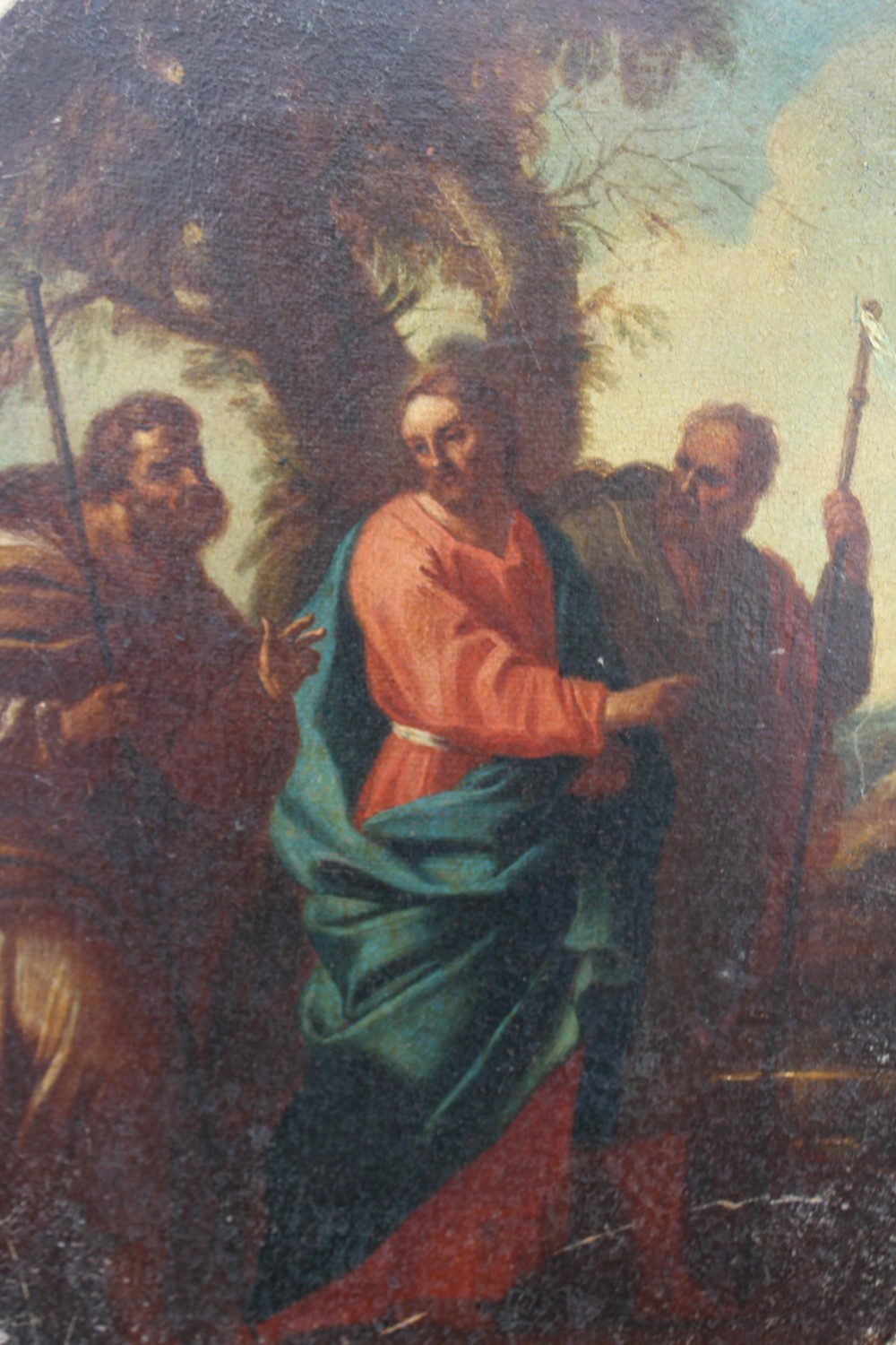ROMAN SCHOOL (EARLY 18TH CENTURY). 'Noli Me Tangere' and Christ with his disciples on the road to - Image 3 of 6