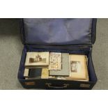 FROM THE STUDIO OF MAURICE FEILD (1905-1988). A suitcase containing various artworks and mainly