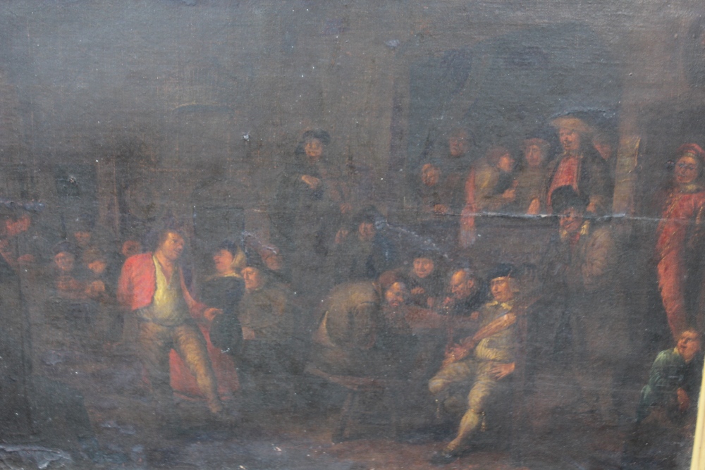 ATTRIBUTED TO EGBERT VAN HEEMSKERCK THE ELDER (HAARLEM 1634-1704). A tavern interior with - Image 2 of 6