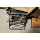 A VINTAGE BAR - LOCK TYPEWRITER A/F