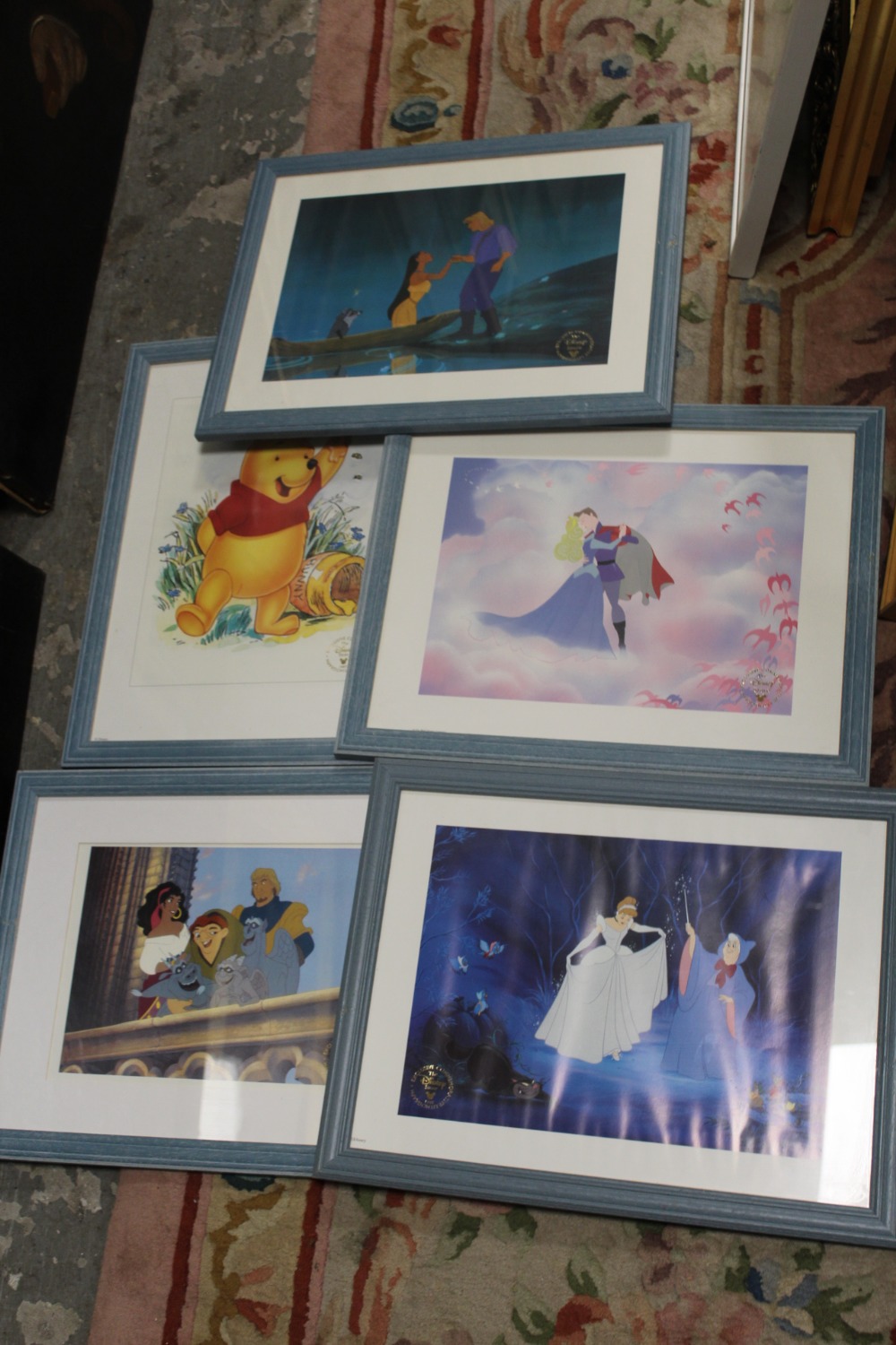 A COLLECTION OF ELEVEN FRAMED AND GLAZED 'THE DISNEY STORE' EXCLUSIVE COMMEMORATIVE LITHOGRAPHS 1998 - Image 2 of 3