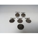 A COLLECTION OF SIX WW1 SILVER MEDALS, comprising 234996 SPR.A. SAVINGS. R.E., 2830 PTE. V. DAFFORN.