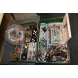 TWO BOXES OF ASSORTED COSTUME JEWELLERY