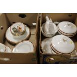 A SMALL QUANTITY OF WEDGWOOD COLORADO DINNERWARE ETC