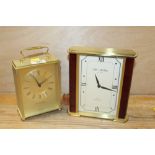 TWO QUARTZ CLOCKS TO INC A Wm WIDDOP