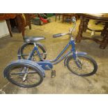 A CHILDS GRESHAM FLYER THREE WHEEL TRIKE