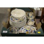 A TRAY OF MASON'S REGENCY CHINA