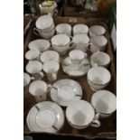 A TRAY OF CERAMICS TO INCLUDE VERA WANG, WATERFORD AND WEDGWOOD 'OPAL'