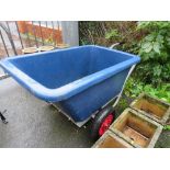 A LARGE WHEELBARROW