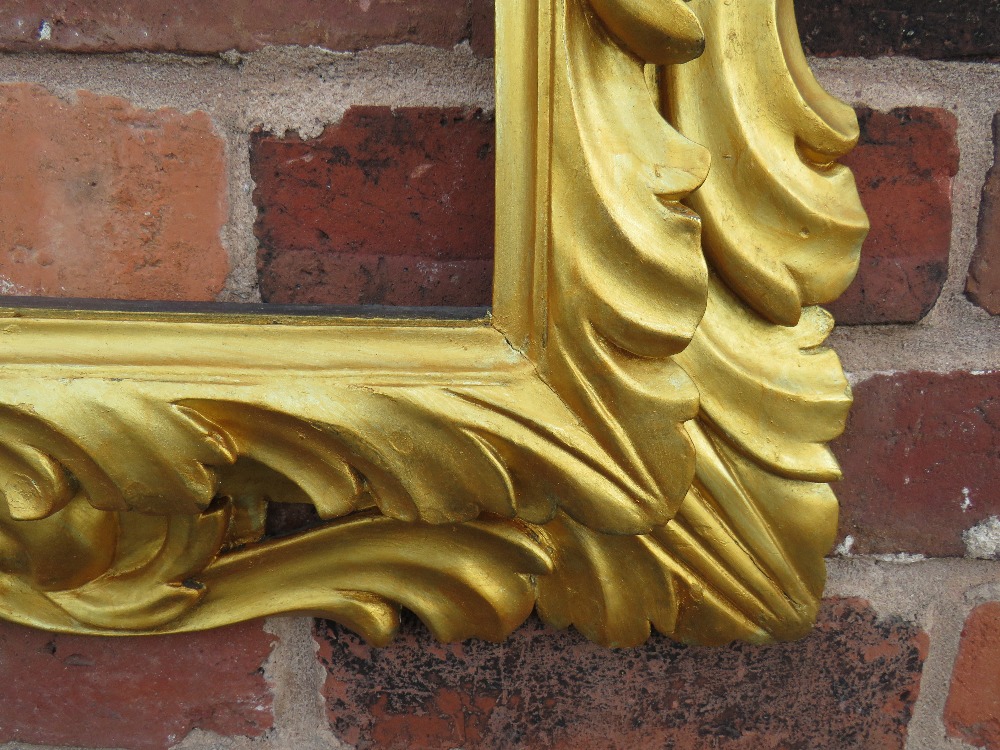 AN EARLY 19TH CENTURY RECTANGULAR GILT WOOD FRAME, in the Florentine style, pierced detail to the - Image 3 of 8