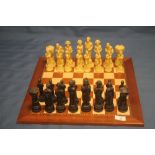 A BOXED STUDIO ANNE CARLTON UNPAINTED CHESS SET |THE BATTLE OF TRAFALGAR