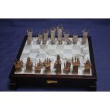 A CASED CHESS SET |THE SPANISH ARMADA|