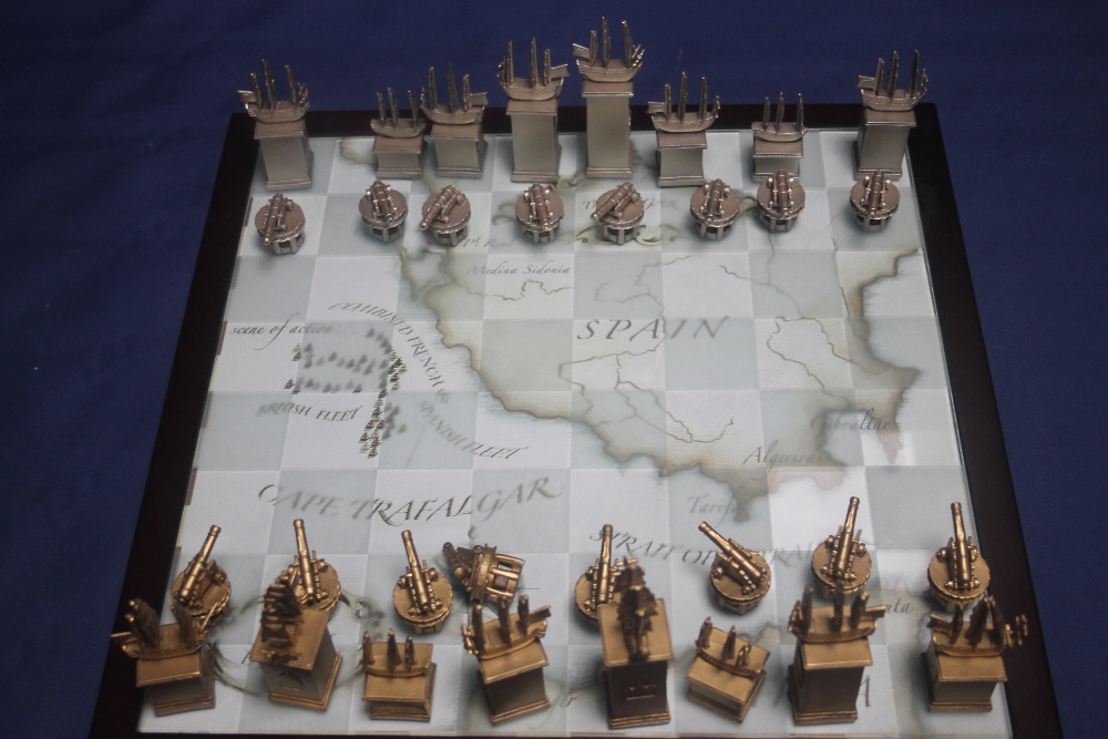 A CASED CHESS SET |THE SPANISH ARMADA| - Image 3 of 5