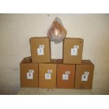 SIX BOXED AS NEW ORIENTAL STYLE PENDANT LIGHTS