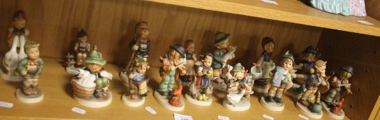 A COLLECTION OF GOEBEL FIGURES