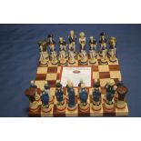 AN UNBOXED STUDIO ANNE CARLTON |BATTLE OF TRAFALGAR| CHESS SET