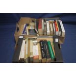 POETRY - a box of Scottish poetry together with a box of miscellaneous poetry (Boxes and trays not