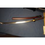 A REPRODUCTION SAMURAI SWORD