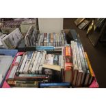 TWO BOXES OF MILITARY BOOKS TO INCLUDE CIVIL WAR |BATTLE OF HASTINGS| (TRAYS AND BOXES NOT