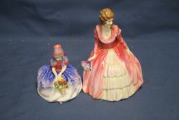 TO ROYAL DOULTON FIGURINES TO INCLUDE |MONICA| AND |CHARMAINE|