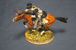 A ROYAL DOULTON CLASSICS FIGURE THE CHARGE OF THE LIGHT BRIGADE LIMITED EDITION 143/500