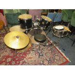 A 'STAGG' PERCUSSION DRUM KIT
