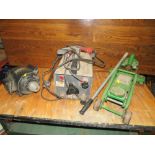 A SIP 140A ARC WELDER. PLUS A SARINT 1.5 T TROLLEY JACK ADNAN 1/2HP INDUCTION MOTOR