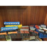 A QUANTITY OF PLASTIC ROLLING STOCK, ASSORTED TENDERS ETC