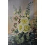 A PAIR OF GILT FRAMED AND GLAZED STILL LIFE FLORAL PRINTS