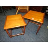 A NEST OF TWO G-PLAN TEAK OCCASIONAL TABLES
