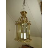 A CLASSICAL GEORGIAN STYLE HANGING HALL LANTERN