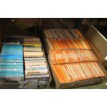 THREE TRAYS OF VINTAGE PAPERBACKS TO INCLUDE PENGUIN, PELICAN, PAN ETC (TRAYS NOT INCLUDED),br.