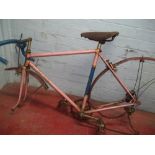 A RETRO JACK MATELEY RACING BIKE FRAME