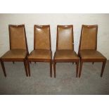 FOUR RETRO G PLAN TEAK DINING CHAIRS