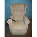 A LARGE REPOSE RISE AND RECLINE ARMCHAIR