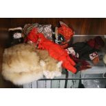 A COLLECTION OF CONTINENTAL STYLE DOLLS AND ,FREDDIE THE SHIP WRECKED CAT,
