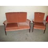 A PARKER KNOLL 2 PIECE SUITE