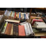 THREE TRAYS OF BOOKS TO INCLUDE ARCHEOLOGY, HISTORY ETC (TRAYS NOT INCLUDED),br.