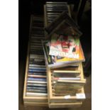 THREE RACKS OF ASSORTED CD,S TO INCLUDE FOUR TOPS, QUEEN, THE SHADOWS, ETC