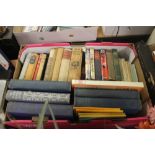 A TRAY OF MISCELLANEOUS BOOKS (TRAYS NOT INCLUDED),br.