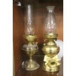 TWO PARAFFIN LAMPS