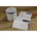 A PIET STOCKMANS 'FOR THE GENT DESIGN MUSEUM' WAFER THIN PORCELAIN BEAKER