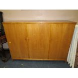 A RETRO CARLSSON & REICKE SIDEBOARD - LABEL TO ONE DOOR S/D AND ONE FOOT LOOSE H-114 W-160 CM