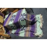 A VINTAGE AFRICAN THROW 'HANDMADE IN BOTSWANA'