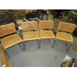 FOUR MODERN BERGERE CHAIRS