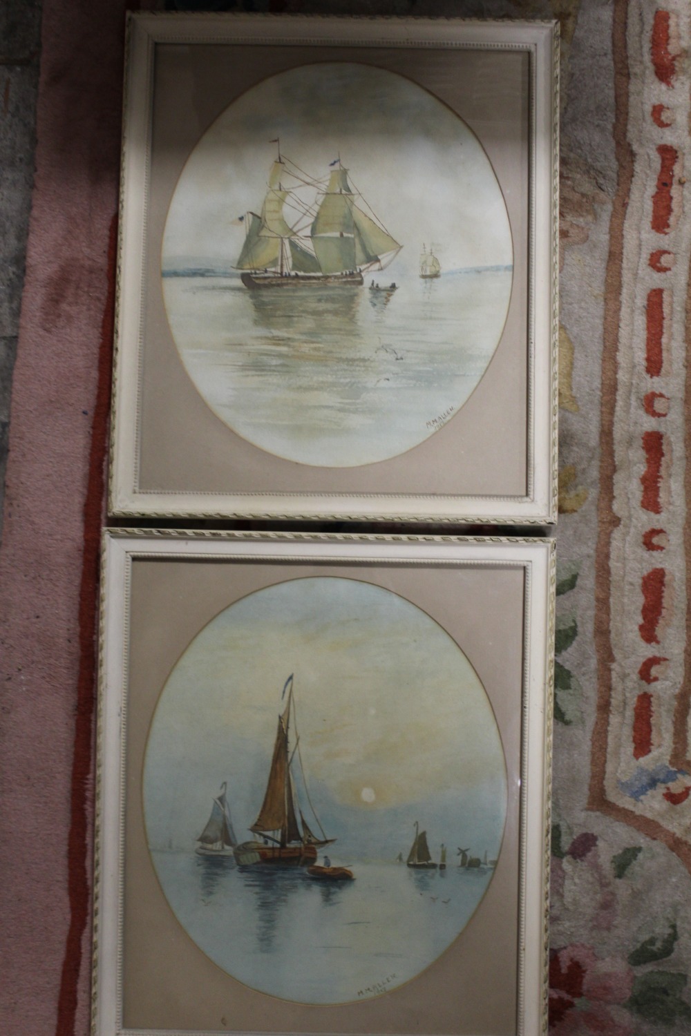 A PAIR OF FRAMED AND GLAZED COASTAL WATERCOLOURS, COUNTRY LANDSCAPE ETC (6) - Image 2 of 4